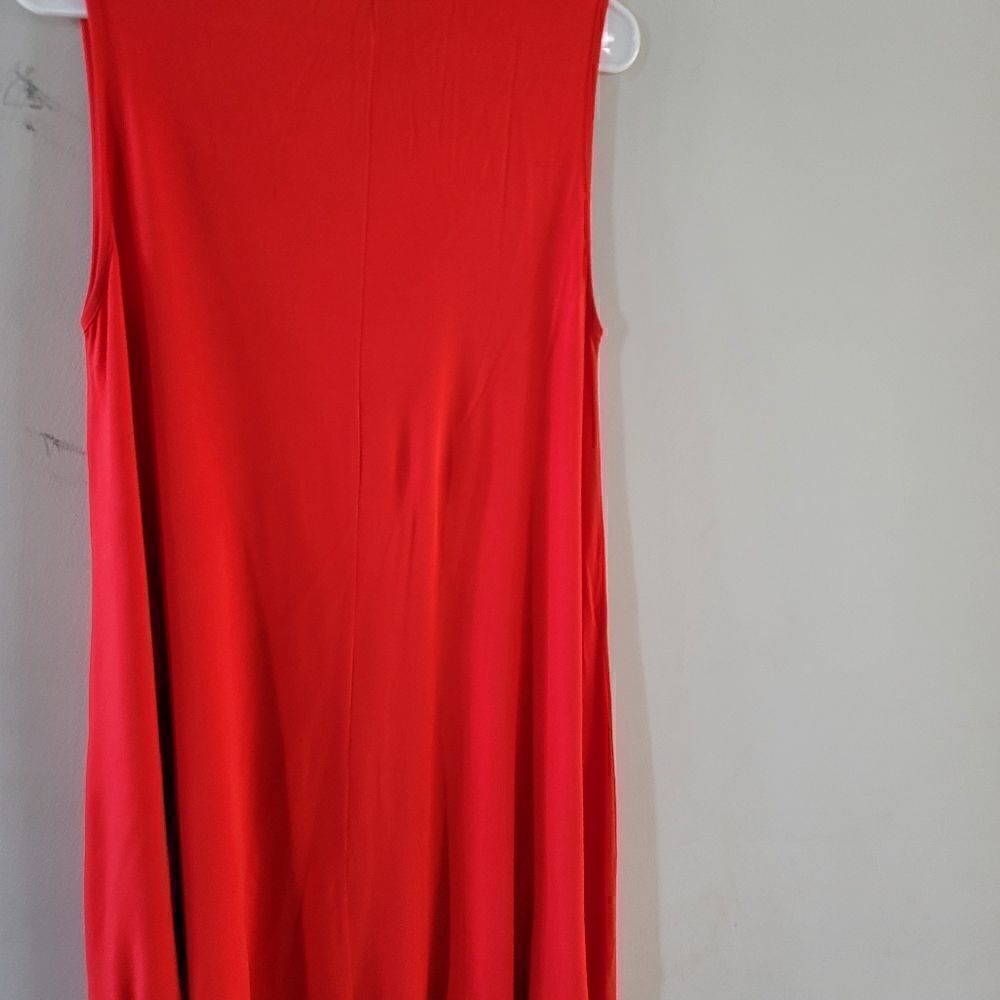 asos Petite Red Casual Midi Dress - Picture 13 of 15